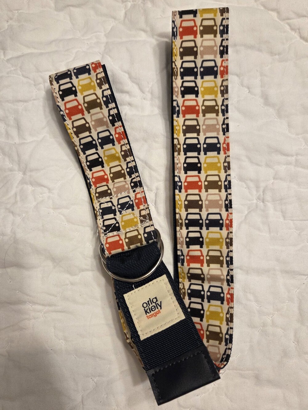Rare Orla Kiely Target Retro Car Print Luggage Suitcase Strap NEW 🚗